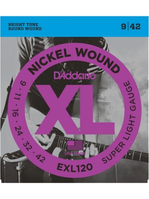 D'Addario EXL120 Light    9-42