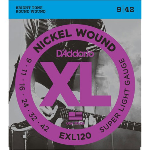 D'Addario EXL120 Light    9-42