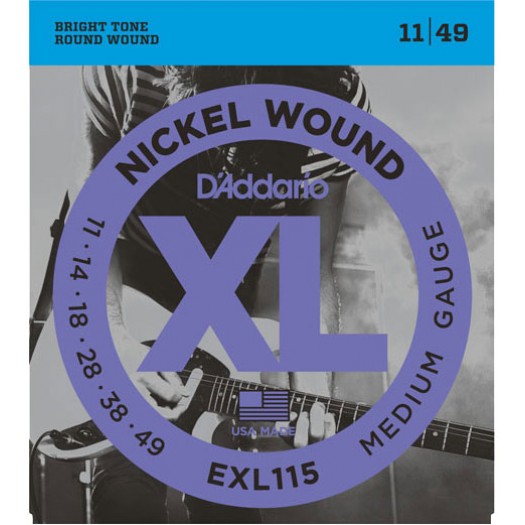 D'Addario EXL115 Medium 11-49