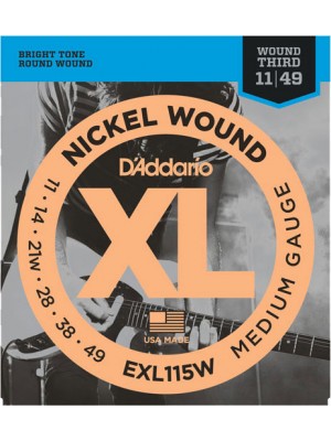 D'Addario EXL115W Medium 11-49