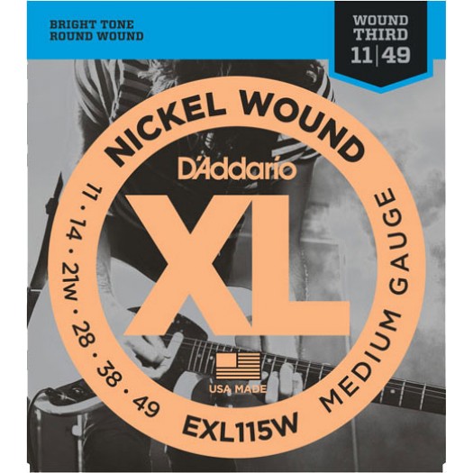 D'Addario EXL115W Medium 11-49