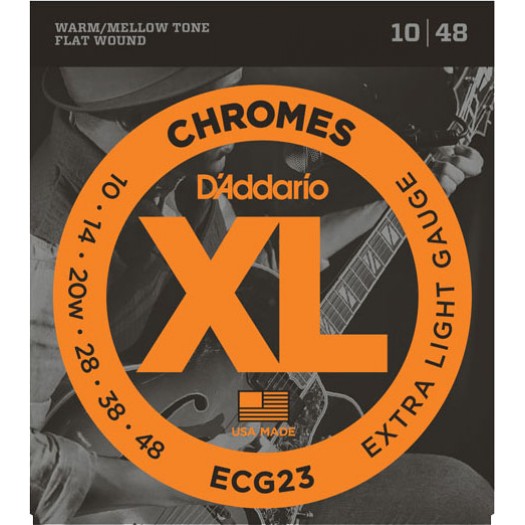 D'Addario CG23 Chrome Jz 10-48