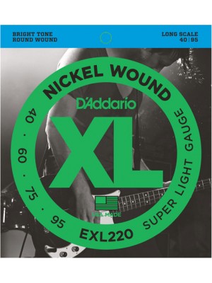 D'Addario EXL220 ni Bass 40-95