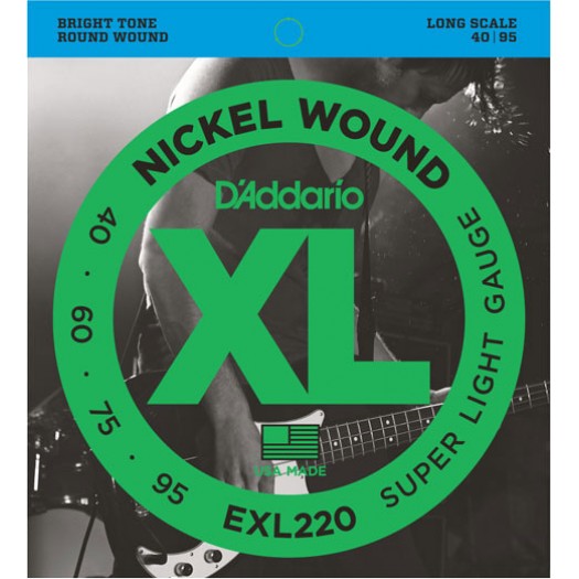 D'Addario EXL220 ni Bass 40-95