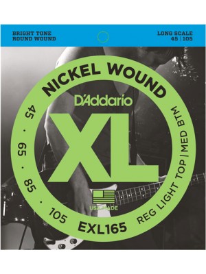 D'Addario EXL165 ni Bass45-105